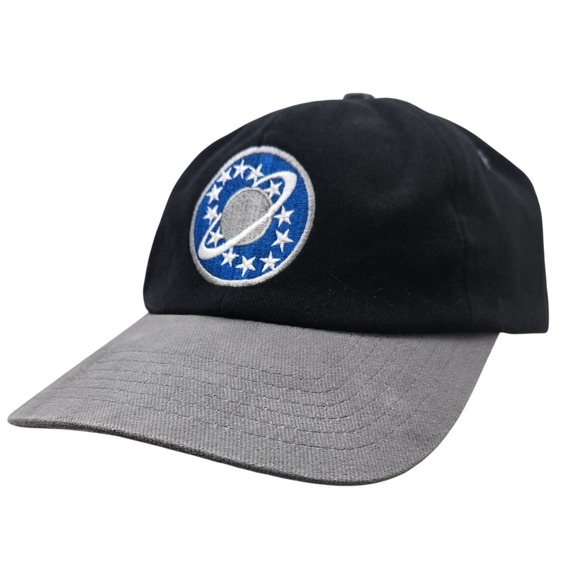 Vintage 1999 Galaxy Quest Movie Promo Hat Black Mens Snapback NSEA Sci Fi 90s